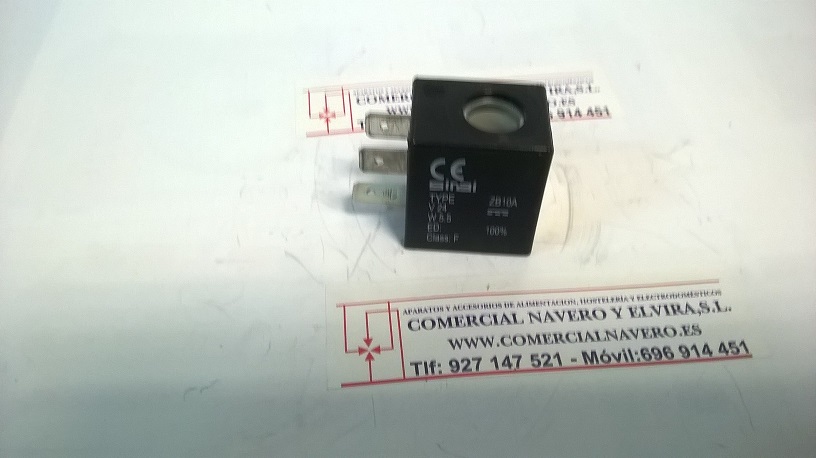 Imagen Bobina. Electrovalvula Sirai. 230 V. 30X22X30X10 mm.