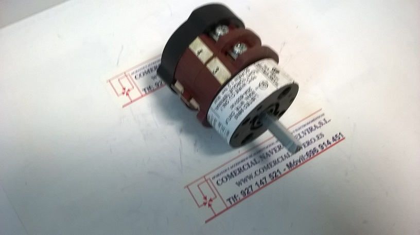 Imagen Conmutador monofásico 4 posiciones 0-1-2-3. 0176874.