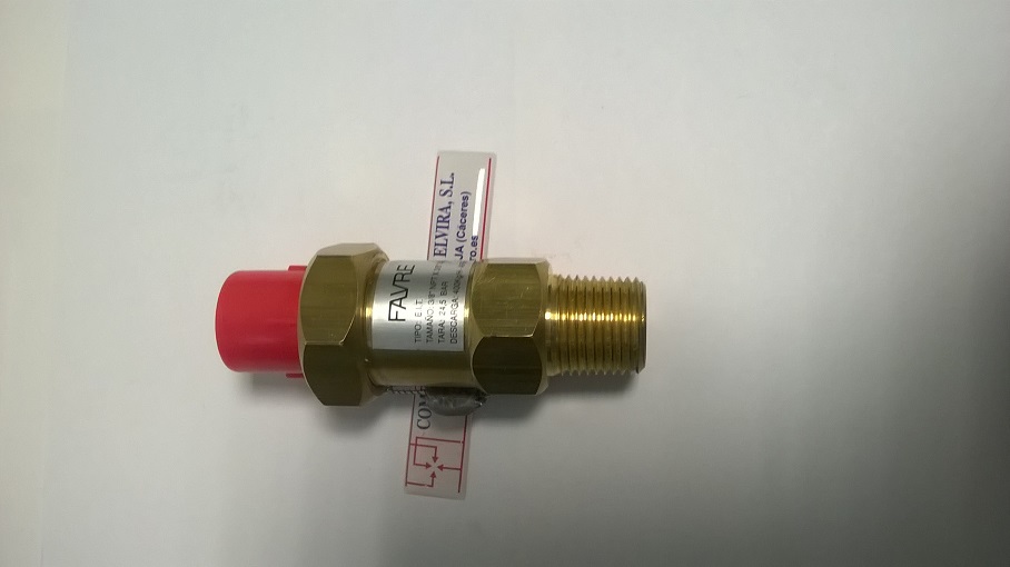 Imagen VALVULA Seguridad Tara 24,5 Kg. FAVRE 3/8-3/8 