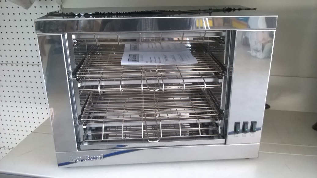 Imagen Tostador Pan dos pisos cero Inox.3000 W. 53X25X35 Cm.