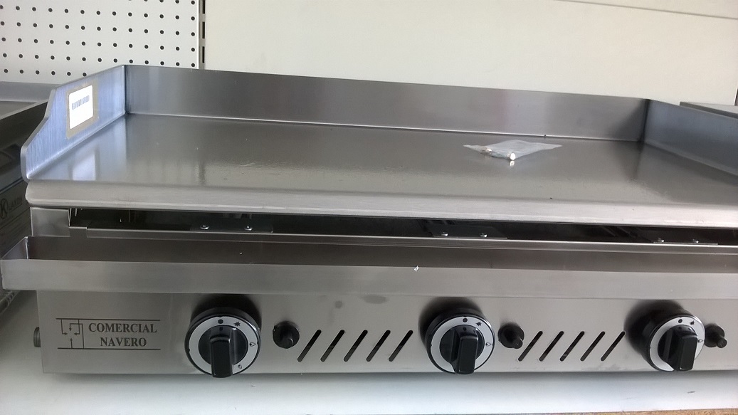 Imagen Plancha Gas LISA 3 quemadores 80X40X18 Cm.