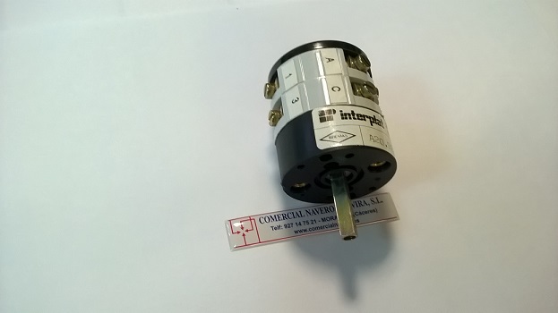 Imagen Interruptor rotativo 20 A. Dos posiciones 0-1