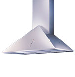 Imagen Campana modelo decora de acero inox.