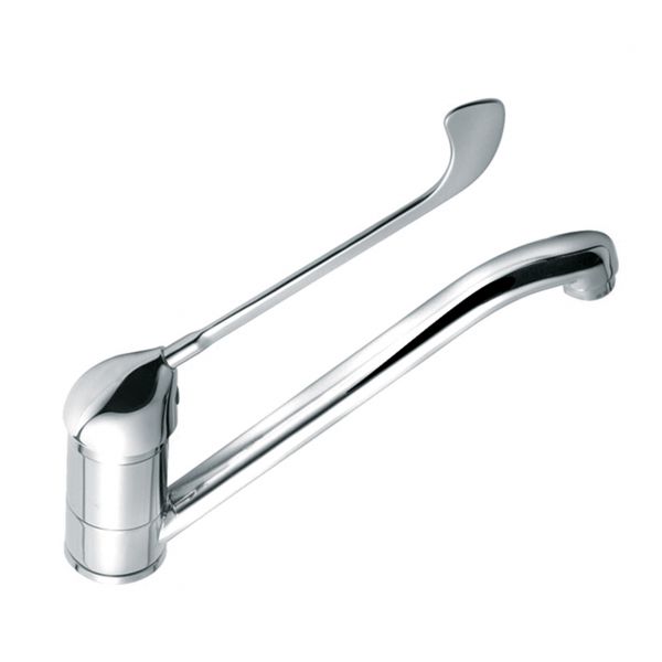 Imagen Grifo cromado dos aguas de codo