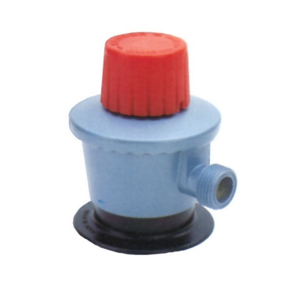 Imagen REGULADOR GAS BUTANO/PROPANO PASO LIBRE Mando Rojo  